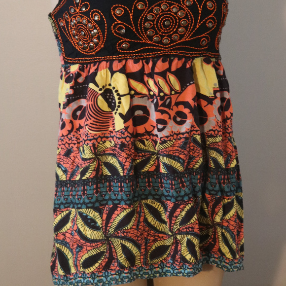 Bohemian Bright & Unique Tribal Themed Cami - Picture 4 of 5